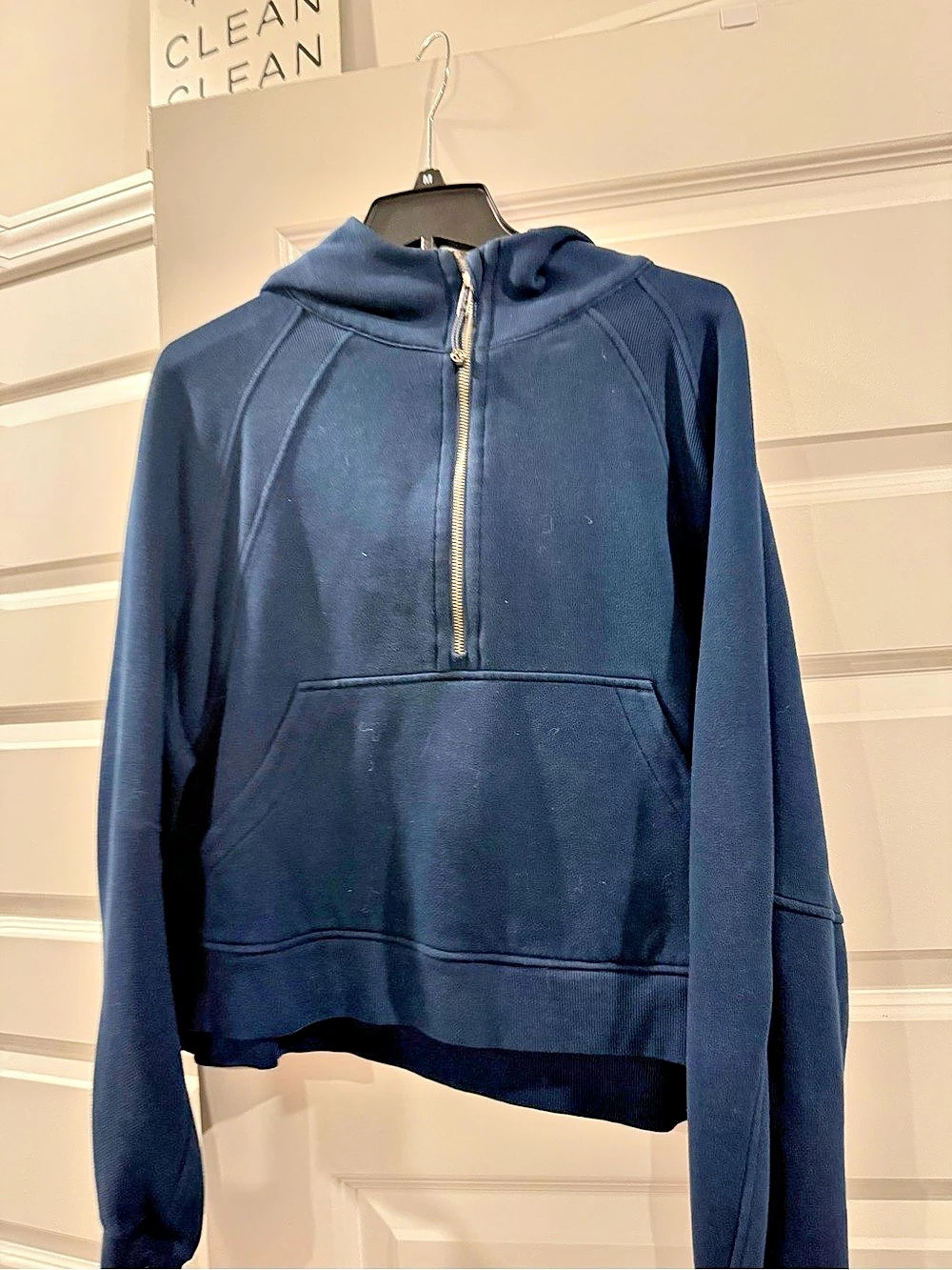 lululemon Scuba Oversized Half-Zip Hoodie Blue